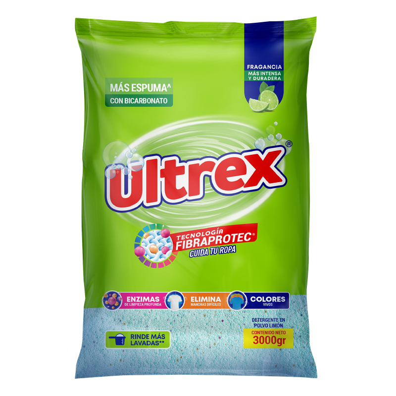 Detergente en polvo Ultrex